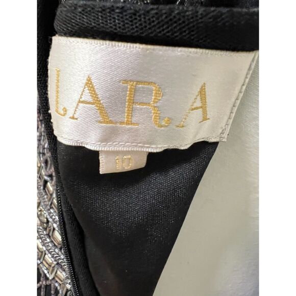 Lara beaded little black dress 33575. Size 10. - Picture 9 of 10